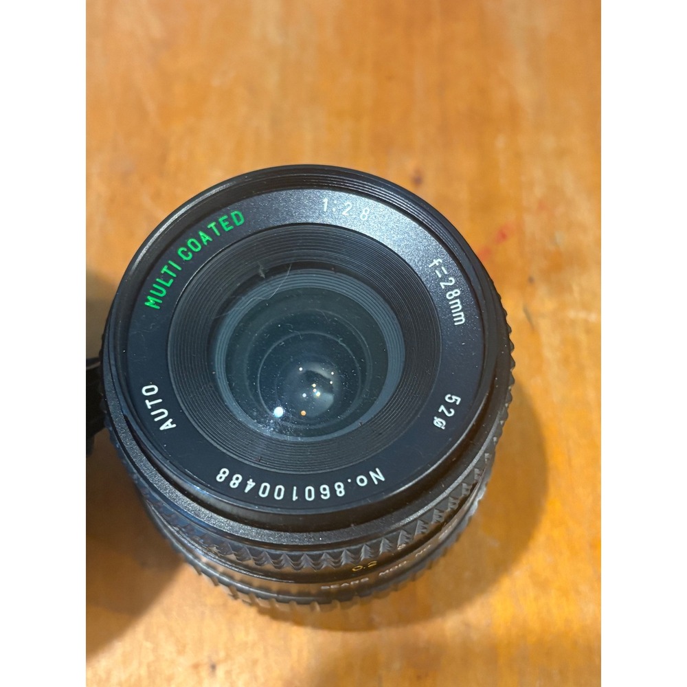 Sears Camera Lens 28mm f/2.8 Multi Coated Auto Macro Minolta MDMount 202.7369100